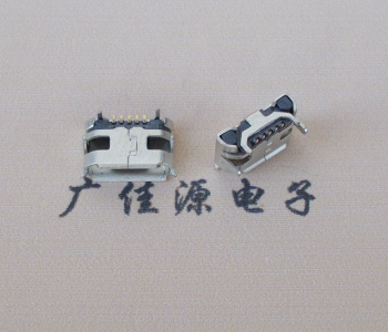 广州Micro USB接口 usb母座 定义牛角7.2x4.8mm规格尺寸