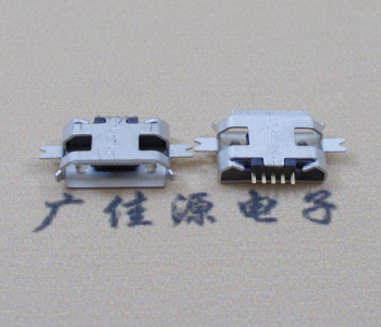 广州MICRO USB 5P接口 沉板1.2贴片 卷边母座
