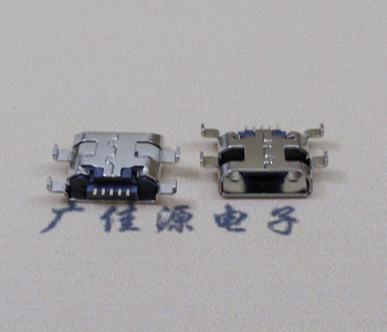 广州MICRO USB 沉板母座 四脚插 镀雾镍 直边斜口定义