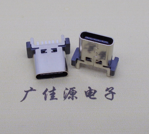 广州立式插板type-c6p母座长H=8.8mm