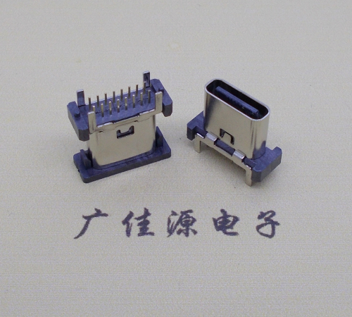 广州立式插板type-c16p母座长H=8.8mm