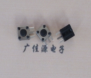 广州4.5X4.5x3.8侧边三脚插进口弹片不锈钢按键开关