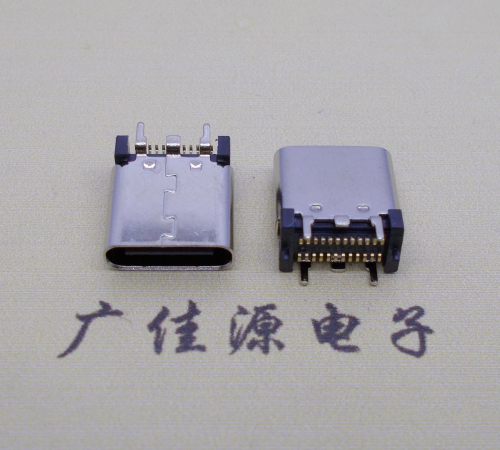 广州立式type c24p母座立贴高8.8-9.3-10.0-10.5mm