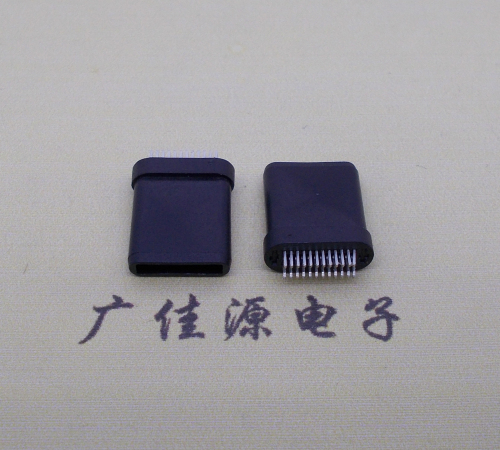 广州供应usb 3.1 type c24p测试公头,夹板插针式结构