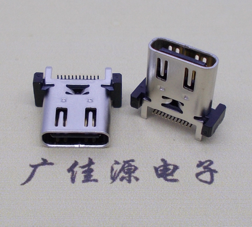 广州立式贴片带弹type c24p母座连接器